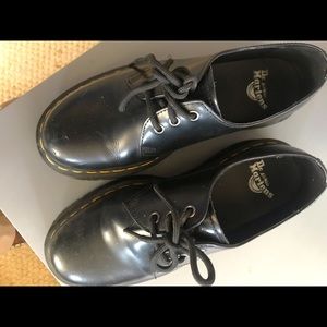 Dr Martens 1461 smooth leather platform Oxford shoes
